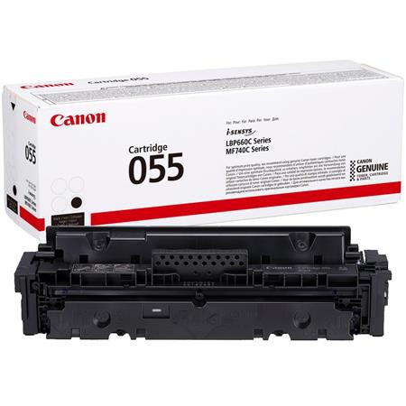 CANON CRG-055 Lézertoner i-Sensys LPB663, 664, MF742, 744, 746 nyomtatókhoz, CANON, fekete, 2,3k