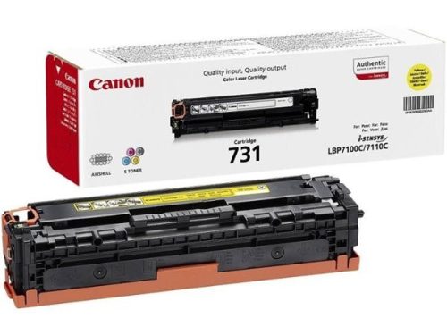 CANON CRG-731Y Lézertoner MF 8230 nyomtatóhoz, CANON, sárga, 1,5k