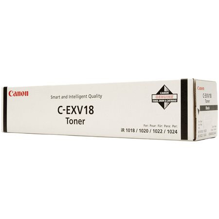 CANON C-EXV18 Fénymásolótoner IR 1018 fénymásolóhoz, CANON, fekete, 8,4k