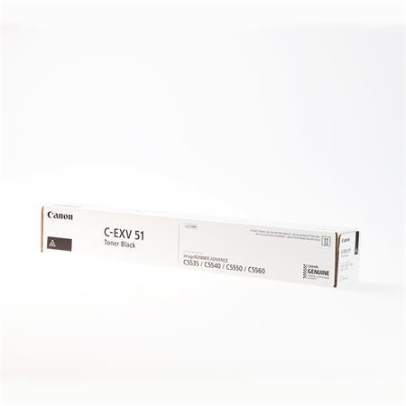 CANON C-EXV51 Fénymásolótoner iRAC5535i fénymásolóhoz, CANON, fekete, 69k