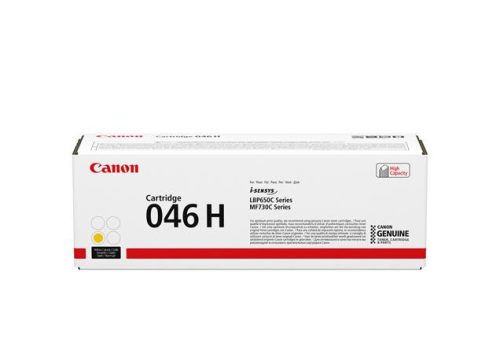 CANON CRG-046HY Lézertoner nagykapacitású, LBP654 nyomtatóhoz, CANON, sárga, 5k