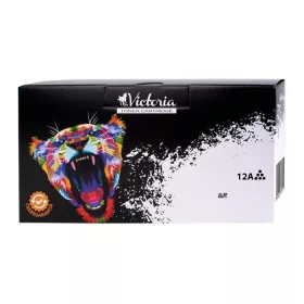   VICTORIA TECHNOLOGY Q2612A Lézertoner LaserJet 1010, 1015, 1018 nyomtatókhoz, VICTORIA TECHNOLOGY, 12A, fekete, 2k