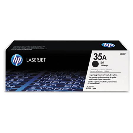 HP CB435A Lézertoner LaserJet P1005, P1006 nyomtatókhoz, HP 35A, fekete, 1,5k