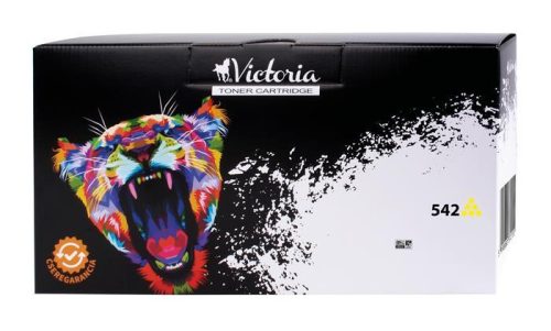 VICTORIA TECHNOLOGY CB542A Lézertoner ColorLaserJet CM1300, CP1210 nyomtatókhoz, VICTORIA TECHNOLOGY 125A, sárga, 1,4k