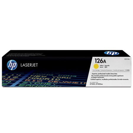 HP CE312A Lézertoner ColorLaserJet Pro CP1025 nyomtatóhoz, HP 126A, sárga, 1k