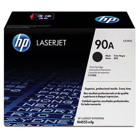 HP CE390A Lézertoner LaserJet M4555MFP nyomtatóhoz, HP 90A, fekete, 10k