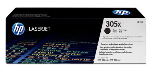 HP CE410X Lézertoner LaserJet Pro 300 MFP M375 nyomtatóhoz, HP 305X, fekete, 4k