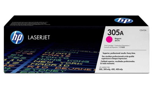 HP CE413A Lézertoner LaserJet Pro 300 MFP M375 nyomtatóhoz, HP 305A, magenta, 2,6k