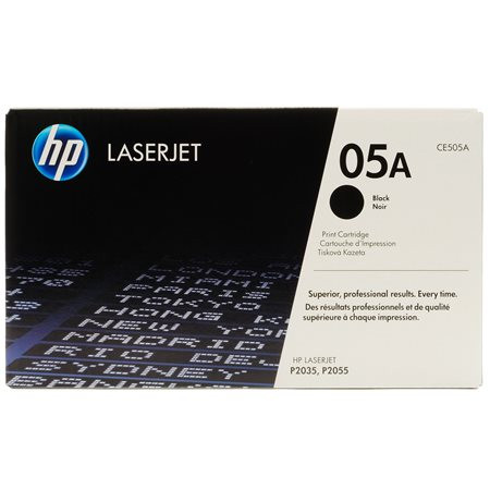 HP CE505A Lézertoner LaserJet P2035, P2055 nyomtatókhoz, HP 05A, fekete, 2,3k