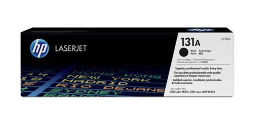 HP CF210A Lézertoner LaserJet Pro 200 M276N nyomtatóhoz, HP 131A, fekete, 1,6k