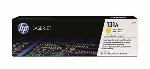 HP CF212A Lézertoner LaserJet Pro 200 M276N nyomtatóhoz, HP 131A, sárga, 1,8k