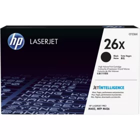   HP CF226X Lézertoner LaserJet Pro M402, 426 nyomtatókhoz, HP 26X, fekete, 9k