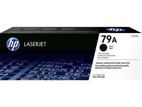 HP CF279A Lézertoner LaserJet M12, M26 nyomtatókhoz, HP 79A, fekete, 1k