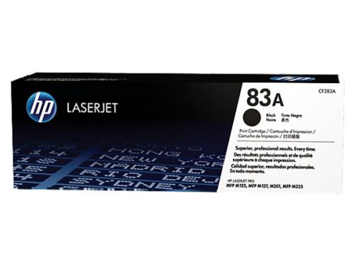 HP CF283A Lézertoner LaserJet Pro M125, M126, M127, M128 nyomtatókhoz, HP 83A, fekete, 1,5k