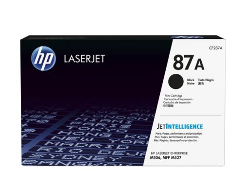 HP CF287A Lézertoner LaserJet M506, M527 nyomtatókhoz, HP 87A, fekete, 9k