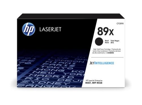 HP CF289X Lézertoner Enterprise M507, MFP M528 nyomtatókhoz, HP 89X, fekete, 10k