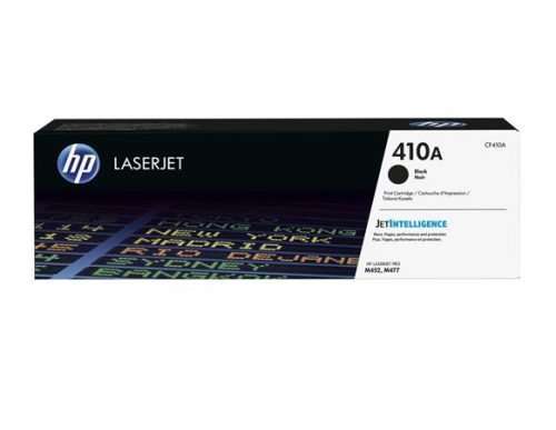 HP CF410A Lézertoner ColorLaserJet Pro M452, M477 nyomtatókhoz, HP 410A, fekete, 2,3k