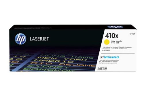 HP CF412X Lézertoner ColorlaserJet M452/477 nyomtatókhoz, HP, sárga, 5k