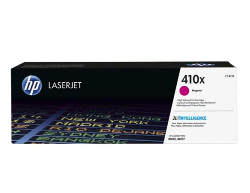 HP CF413 Lézertoner ColorLaserJet M452/477 nyomtatókhoz, HP 410X, magenta, 5k