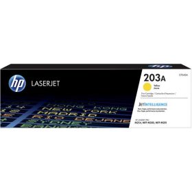   HP CF542A Lézertoner HP ColorLaserJet Pro MFP M280nw, MFP M281fdn, MFP M281fdw nyomtatókhoz, HP 203A, sárga, 1,3k