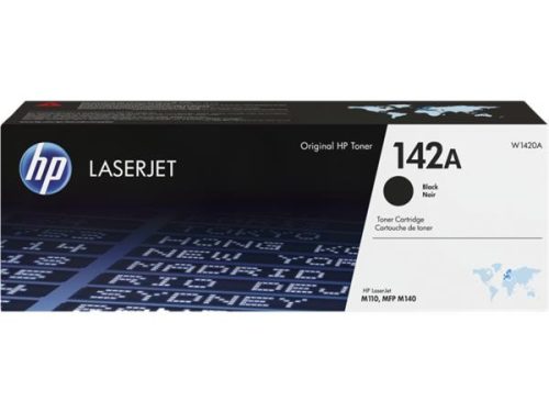 HP W1420A Lézertoner LaserJet M110, M111, M139, M140, M142  nyomtatókhoz, HP 142A, fekete, 0,95k