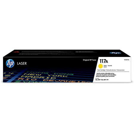 HP W2072A Lézertoner Color Laser 150, MFP178, MFP179 nyomtatókhoz, HP 117A, sárga,  0,7k