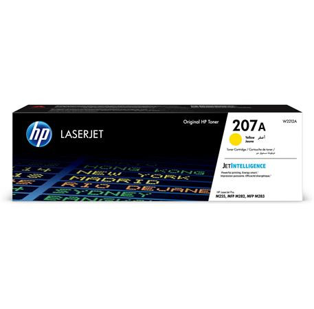 HP W2212A Lézertoner Color LaserJet Pro M182N, M183FW nyomtatókhoz, HP 207A, sárga, 1,25k