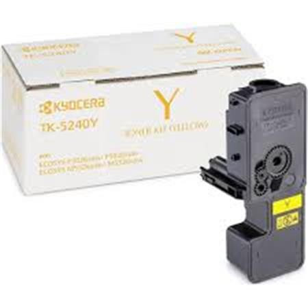 KYOCERA TK5240 Lézertoner M5526CDN, 5526CDW, P5026CDN, 5026CDW nyomtatókhoz, KYOCERA, sárga, 3k