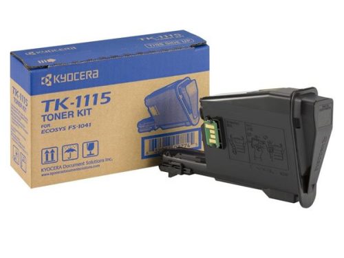 KYOCERA TK1115 Lézertoner FS 1041 nyomtatókhoz, KYOCERA, fekete, 1,6k