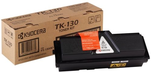 KYOCERA TK130 Lézertoner FS 1028DP MFP, 1300D nyomtatóhoz, KYOCERA, fekete, 7,2k