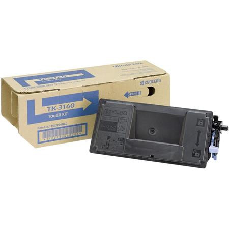 KYOCERA TK3160 Lézertoner P3045dn, 3050dn, 3055dn, 3060dn nyomtatókhoz, KYOCERA, fekete, 12,5k