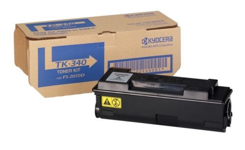 KYOCERA TK340 Lézertoner FS 2020DN nyomtatóhoz, KYOCERA, fekete, 12k