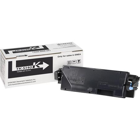 KYOCERA TK5140K Lézertoner P6130cdn, M6030cdn, M6530cdn nyomtatókhoz, KYOCERA, fekete, 7k
