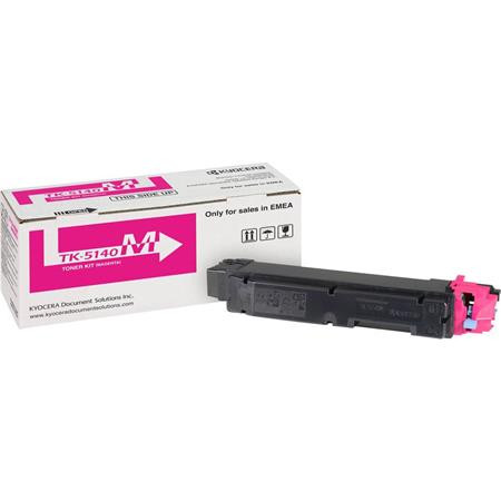 KYOCERA TK5140M Lézertoner P6130cdn, M6030cdn, M6530cdn nyomtatókhoz, KYOCERA, magenta, 5k