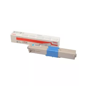   OKI 46508715 Lézertoner C332, MC363 nyomtatókhoz, OKI, cián, 1,5k
