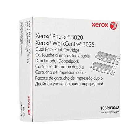 XEROX 106R03048 Lézertoner Phaser 3020NI, WC3025NI nyomtatóhoz, XEROX, fekete, 2*1,5k