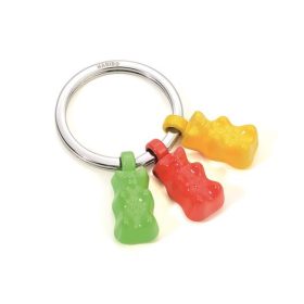   TROIKA Kulcstartó, 3 charm dísszel, TROIKA "Haribo"