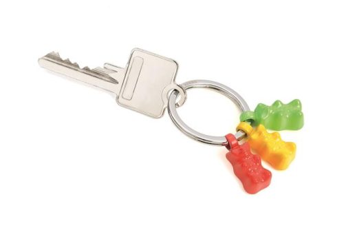 TROIKA Kulcstartó, 3 charm dísszel, TROIKA "Haribo"