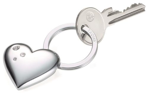 TROIKA Kulcstartó, SWAROVSKI® kristályokkal, TROIKA, "Girls best friends" Shiny
