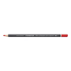   STAEDTLER Akvarell színes ceruza, hatszögletű, STAEDTLER "Mars® Lumograph® 104", piros