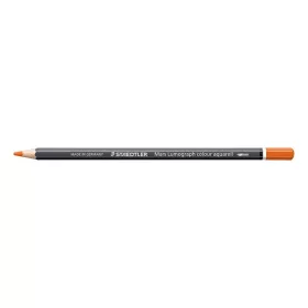   STAEDTLER Akvarell színes ceruza, hatszögletű, STAEDTLER "Mars® Lumograph® 104", narancssárga