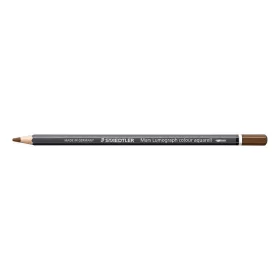   STAEDTLER Akvarell színes ceruza, hatszögletű, STAEDTLER "Mars® Lumograph® 104", sötétbarna