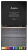 STAEDTLER Akvarell színes ceruza készlet, hatszögletű, fémdobozos, STAEDTLER "Mars® Lumograph® 104", 24 különböző szín