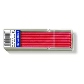   STAEDTLER Jelölőkréta hegy, mindenre író, lemosható (omnichrom), STAEDTLER "Lumocolor 218", piros