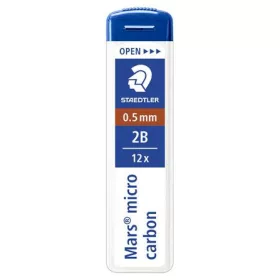   STAEDTLER Grafitbél, 2B, 0,5 mm, STAEDTLER "Mars Micro Carbon 250"