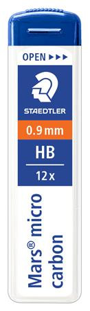 STAEDTLER Grafitbél, HB, 0,9 mm, STAEDTLER "Mars Micro Carbon 250"