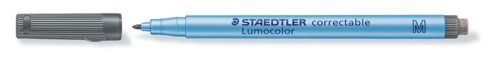 STAEDTLER Alkoholmentes marker, OHP, 1 mm, STAEDTLER "Lumocolor® 305 M", fekete