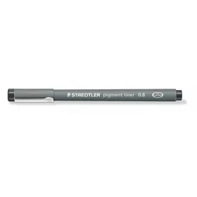   STAEDTLER Tusfilc, 0,8 mm, STAEDTLER "Pigment Liner 308", fekete