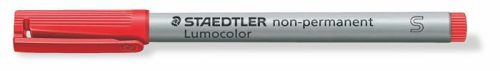 STAEDTLER Alkoholmentes marker, OHP, 0,4 mm, STAEDTLER "Lumocolor® 311 S", piros