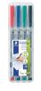 STAEDTLER Alkoholmentes marker készlet, OHP, 0,4 mm, STAEDTLER "Lumocolor® 311 S", 4 különböző szín